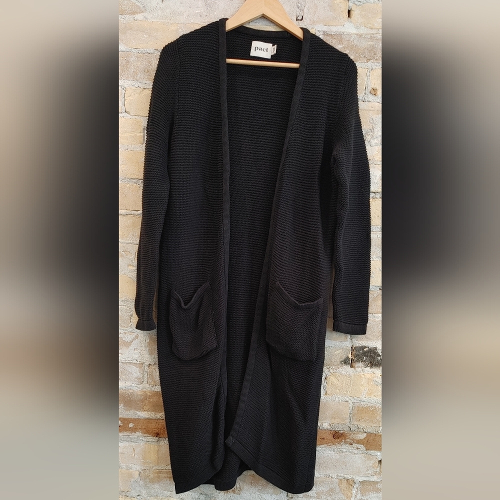 Black S/M Duster Cardigan